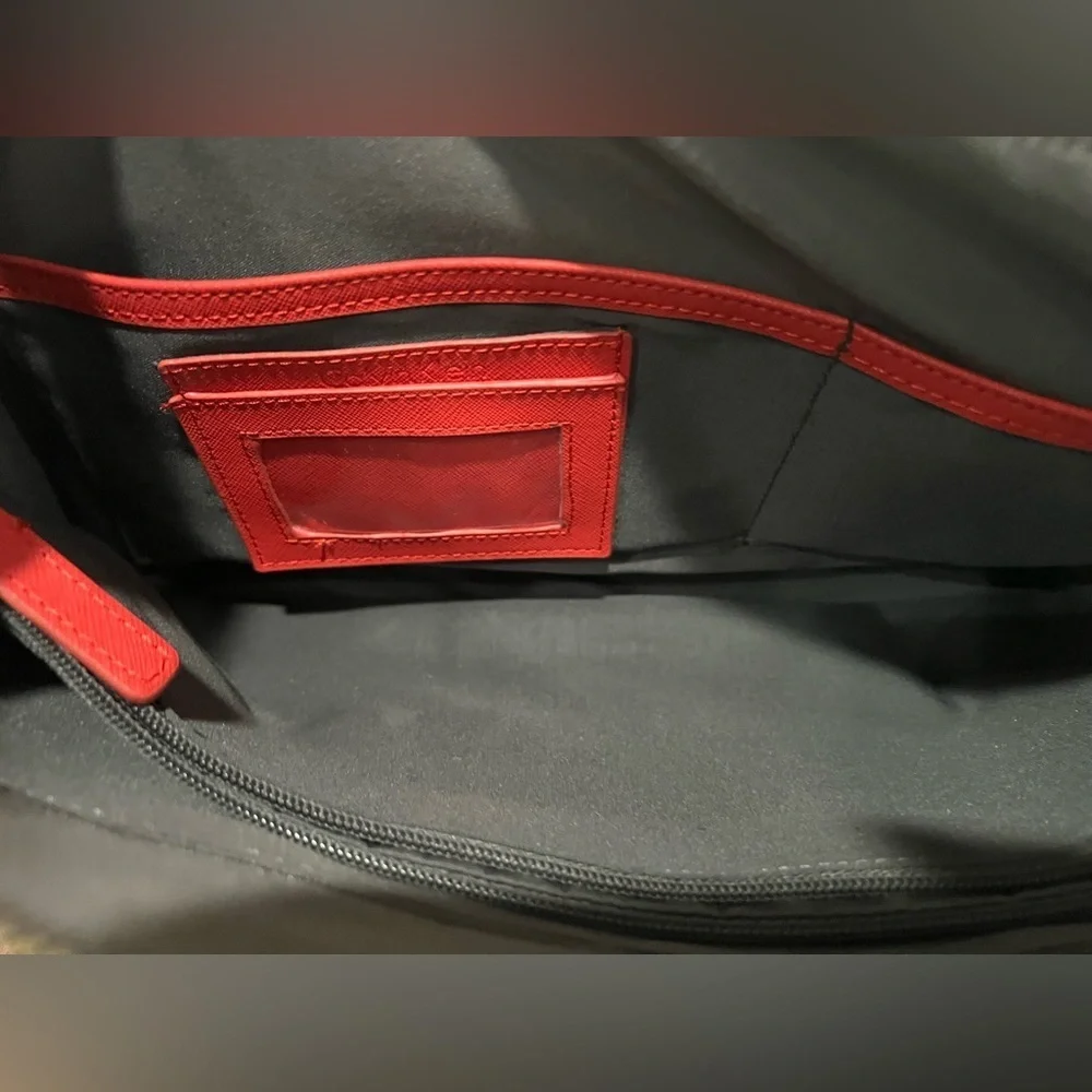 Calvin Klein Satchel/Top Handle Bag Red Bag